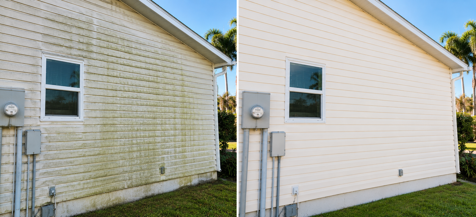 Recent House Washing Results in Bradenton