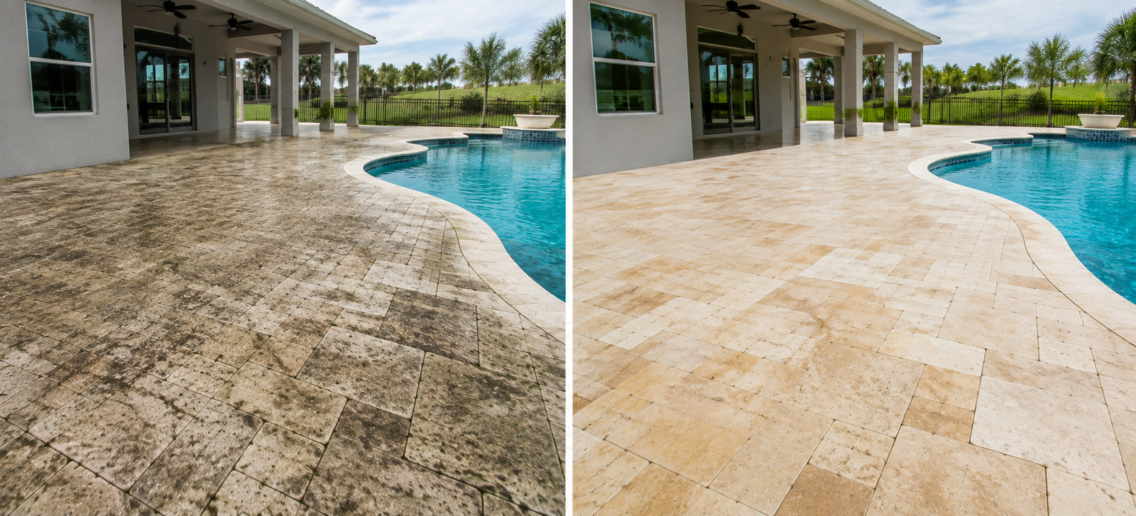 Recent commercial pressure washing in Bradenton, FL